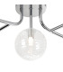 Tivoli Linear Semi Flush Ceiling 5 Light G9 IP44 Polished Chrome/Clear Ribbed Round Glass-6