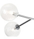 Tivoli Linear Semi Flush Ceiling 5 Light G9 IP44 Polished Chrome/Clear Ribbed Round Glass-7