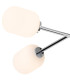 Tivoli Linear Semi Flush Ceiling 5 Light G9 IP44 Polished Chrome/Opal Smooth Tubular Glass-7