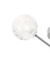 Tivoli Semi Flush Ceiling Tiered Adjustable Arms 5 Light G9 IP44 Polished Chrome/Clear Dune Effect Round Glass-5