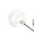 Tivoli Semi Flush Ceiling Tiered Adjustable Arms 5 Light G9 IP44 Polished Chrome/Clear Swirl Round Glass-6