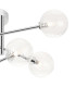 Tivoli Semi Flush Ceiling Tiered 6 Light G9 IP44 Polished Chrome/Clear Ribbed Round Glass-5