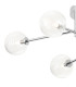 Tivoli Semi Flush Ceiling Tiered 6 Light G9 IP44 Polished Chrome/Clear Ribbed Round Glass-7