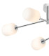 Tivoli Semi Flush Ceiling Tiered 6 Light G9 IP44 Polished Chrome/Opal Smooth Tubular Glass-5