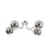 Tivoli Linear Semi Flush Ceiling 4 Light G9 IP44 Polished Chrome/Smoke Smooth Round Glass-4