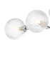Tivoli Linear Semi Flush Ceiling 4 Light G9 IP44 Polished Chrome/Clear Ribbed Round Glass-7