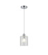 Hanover 12cm Pendant 1 x E14 IP44 Polished Chrome/Clear Glass-4