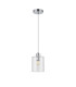 Hanover 12cm Pendant 1 x E14 IP44 Polished Chrome/Clear Glass-5