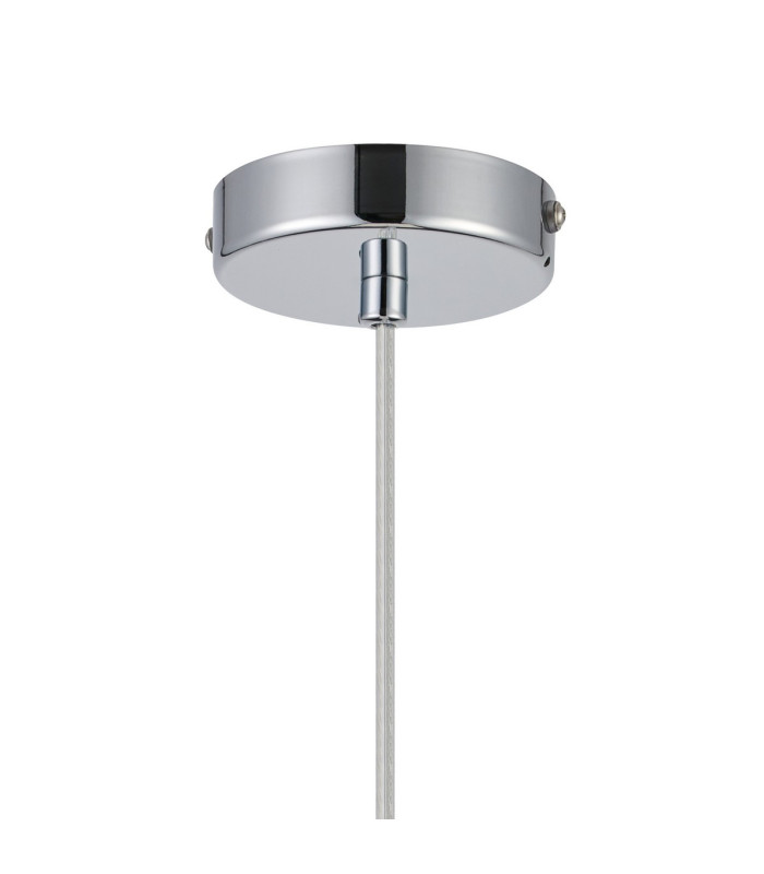 Hanover 12cm Pendant 1 x E14 IP44 Polished Chrome/Clear Glass-6