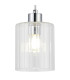 Hanover 12cm Pendant 1 x E14 IP44 Polished Chrome/Clear Glass-7