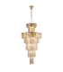 Delmar 61cm Tall Pendant 17 Light E14 French Gold/Champagne Glass Item Weight: 21.8kg-1