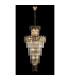 Delmar 61cm Tall Pendant 17 Light E14 French Gold/Clear Glass Item Weight: 21.8kg-3