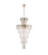 Delmar 61cm Tall Pendant 17 Light E14 French Gold/Clear Glass Item Weight: 21.8kg-4
