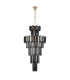Delmar 61cm Tall Pendant 17 Light E14 French Gold/Smoke Glass Item Weight: 21.8kg-3