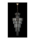 Delmar 61cm Tall Pendant 17 Light E14 French Gold/Smoke Glass Item Weight: 21.8kg-8