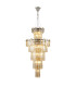 Delmar 61cm Tall Pendant 17 Light E14 Polished Nickel/Champagne Glass Item Weight: 21.8kg-1