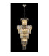 Delmar 61cm Tall Pendant 17 Light E14 Polished Nickel/Champagne Glass Item Weight: 21.8kg-3