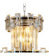 Delmar 61cm Tall Pendant 17 Light E14 Polished Nickel/Champagne Glass Item Weight: 21.8kg-6