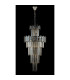Delmar 61cm Tall Pendant 17 Light E14 Polished Nickel/Champagne Glass Item Weight: 21.8kg-10