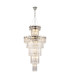 Delmar 61cm Tall Pendant 17 Light E14 Polished Nickel/Clear Glass Item Weight: 21.8kg-1