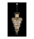 Delmar 61cm Tall Pendant 17 Light E14 Polished Nickel/Clear Glass Item Weight: 21.8kg-3