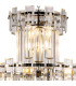 Delmar 61cm Tall Pendant 17 Light E14 Polished Nickel/Clear Glass Item Weight: 21.8kg-5