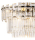 Delmar 61cm Tall Pendant 17 Light E14 Polished Nickel/Clear Glass Item Weight: 21.8kg-6