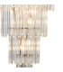 Delmar 61cm Tall Pendant 17 Light E14 Polished Nickel/Clear Glass Item Weight: 21.8kg-8