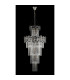 Delmar 61cm Tall Pendant 17 Light E14 Polished Nickel/Clear Glass Item Weight: 21.8kg-9
