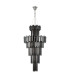 Delmar 61cm Tall Pendant 17 Light E14 Polished Nickel/Smoke Glass Item Weight: 21.8kg-4
