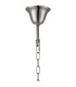 Delmar 61cm Tall Pendant 17 Light E14 Polished Nickel/Smoke Glass Item Weight: 21.8kg-5