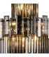 Delmar 61cm Tall Pendant 17 Light E14 Polished Nickel/Smoke Glass Item Weight: 21.8kg-6