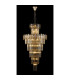 Delmar 81cm Tall Pendant 27 Light E14 French Gold/Champagne Glass Item Weight: 35kg-3