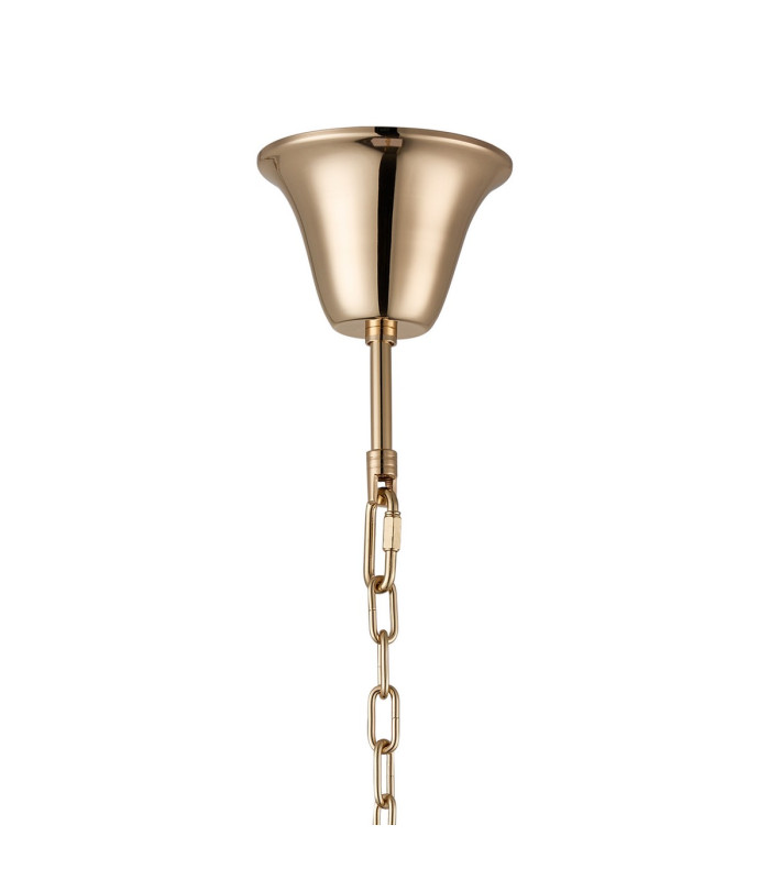 Delmar 81cm Tall Pendant 27 Light E14 French Gold/Champagne Glass Item Weight: 35kg-5