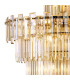 Delmar 81cm Tall Pendant 27 Light E14 French Gold/Champagne Glass Item Weight: 35kg-7