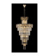 Delmar 81cm Tall Pendant 27 Light E14 French Gold/Clear Glass Item Weight: 35kg-3