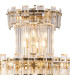 Delmar 81cm Tall Pendant 27 Light E14 French Gold/Clear Glass Item Weight: 35kg-6