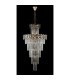 Delmar 81cm Tall Pendant 27 Light E14 French Gold/Clear Glass Item Weight: 35kg-11