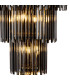 Delmar 81cm Tall Pendant 27 Light E14 French Gold/Smoke Glass Item Weight: 35kg-8