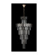 Delmar 81cm Tall Pendant 27 Light E14 French Gold/Smoke Glass Item Weight: 35kg-9