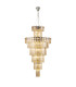 Delmar 81cm Tall Pendant 27 Light E14 Polished Nickel/Champagne Glass Item Weight: 35kg-1