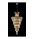 Delmar 81cm Tall Pendant 27 Light E14 Polished Nickel/Champagne Glass Item Weight: 35kg-3