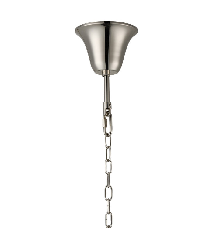 Delmar 81cm Tall Pendant 27 Light E14 Polished Nickel/Champagne Glass Item Weight: 35kg-5