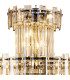 Delmar 81cm Tall Pendant 27 Light E14 Polished Nickel/Champagne Glass Item Weight: 35kg-6