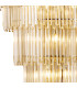 Delmar 81cm Tall Pendant 27 Light E14 Polished Nickel/Champagne Glass Item Weight: 35kg-7
