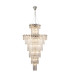 Delmar 81cm Tall Pendant 27 Light E14 Polished Nickel/Clear Glass Item Weight: 35kg-1