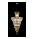Delmar 81cm Tall Pendant 27 Light E14 Polished Nickel/Clear Glass Item Weight: 35kg-3