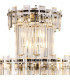 Delmar 81cm Tall Pendant 27 Light E14 Polished Nickel/Clear Glass Item Weight: 35kg-5