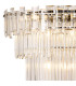 Delmar 81cm Tall Pendant 27 Light E14 Polished Nickel/Clear Glass Item Weight: 35kg-6
