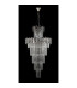 Delmar 81cm Tall Pendant 27 Light E14 Polished Nickel/Clear Glass Item Weight: 35kg-8